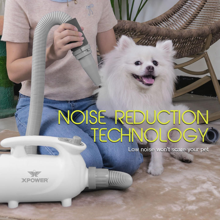 Dog Vacuum & Dryer for Shedding Grooming Quiet & Safe Grooming Set for All Dogs, Cats and Pets (B-11