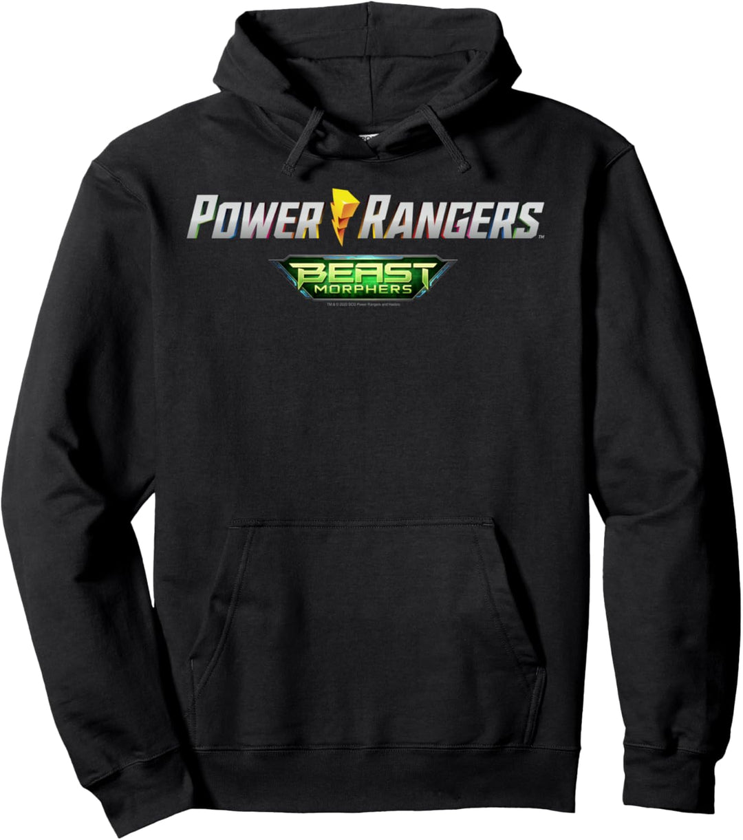 Power Rangers Let's Do This Geometric Group Shot Logo Pullover Hoodie