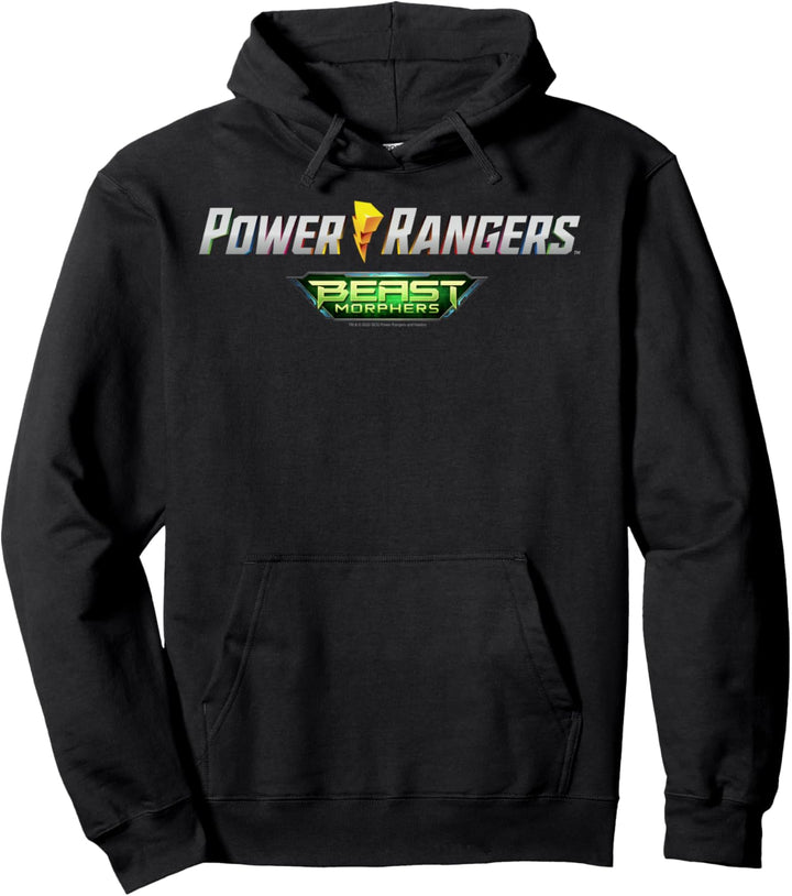 Power Rangers Let's Do This Geometric Group Shot Logo Pullover Hoodie