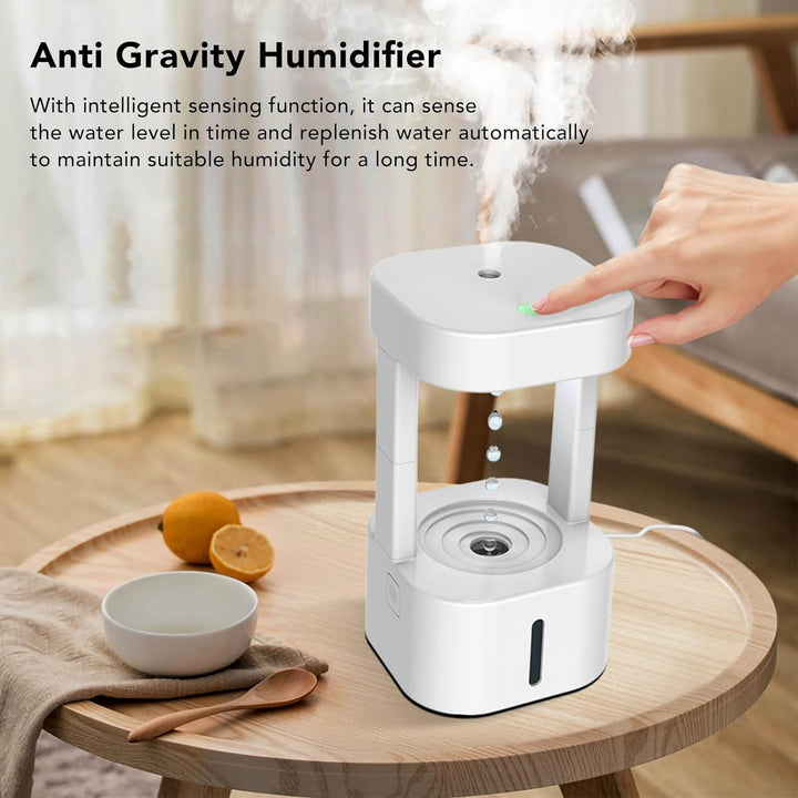 Tonysa 580 Ml Anti-Schwerkraft-Wassertropfen-Luftbefeuchter, Kühlnebel-Luftbefeuchter mit LED-Leucht