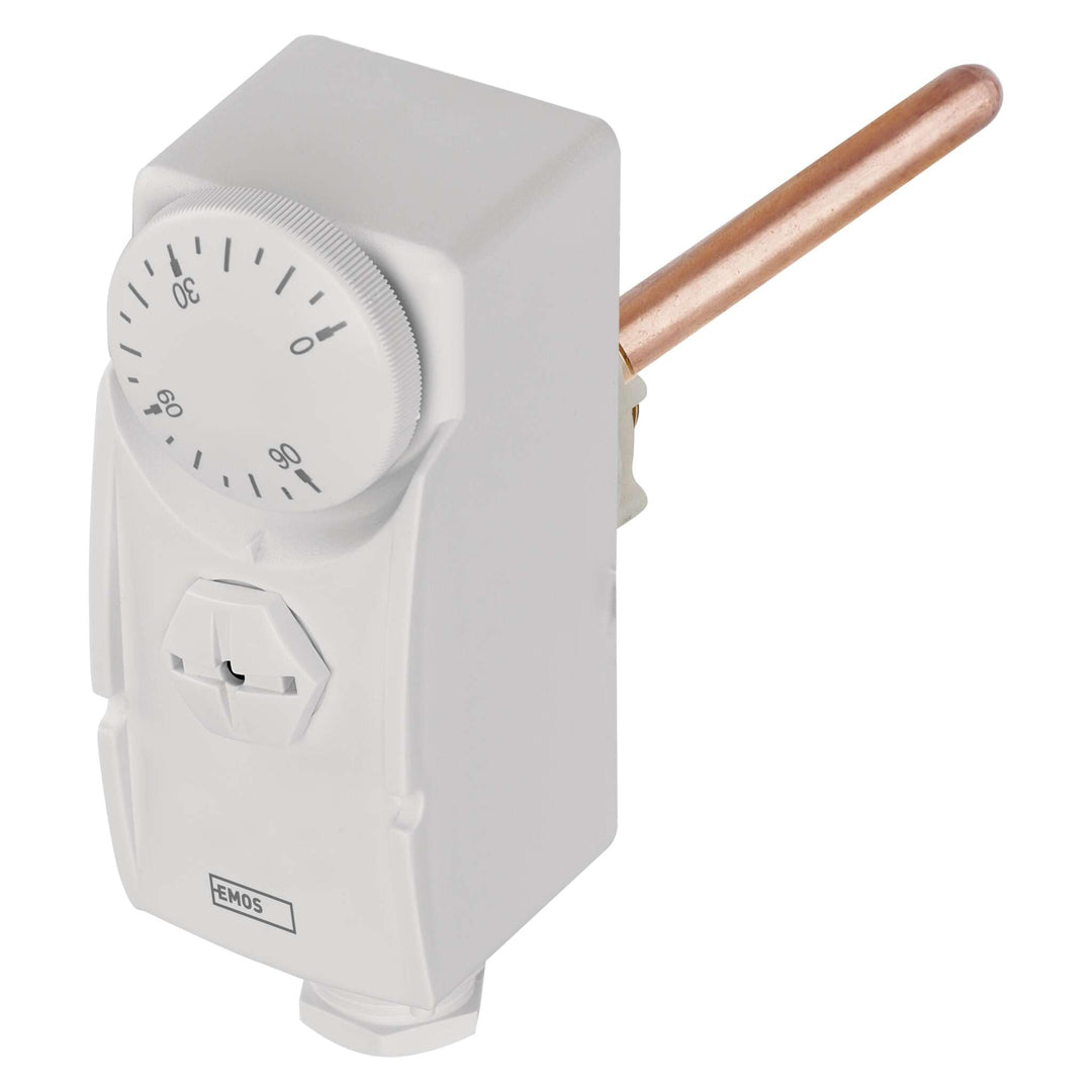 EMOS - mechanischer Thermostat mit Tauchhülse - manuell, kabelgebunden - Heiz- und Kühlsysteme - Tem