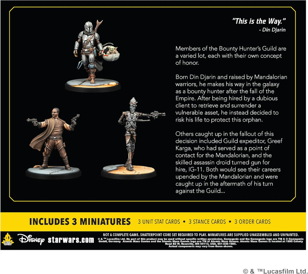 Atomic Mass Games, Star Wars: Shatterpoint – Zertifizierte Gilde, Squad-Erweiterung, Tabletop, 2 Spi