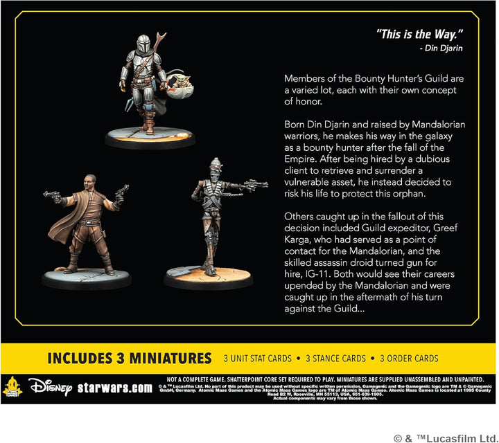 Atomic Mass Games, Star Wars: Shatterpoint – Zertifizierte Gilde, Squad-Erweiterung, Tabletop, 2 Spi