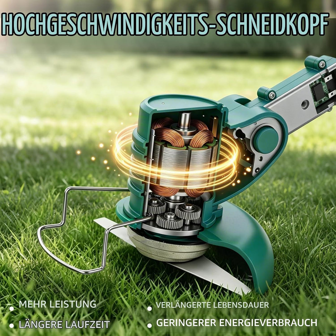 Akku-Rasenmäher für Makita, Batteriebetriebener Rasentrimmer mit 18V, Kabelloser Elektro-Rasenmäher