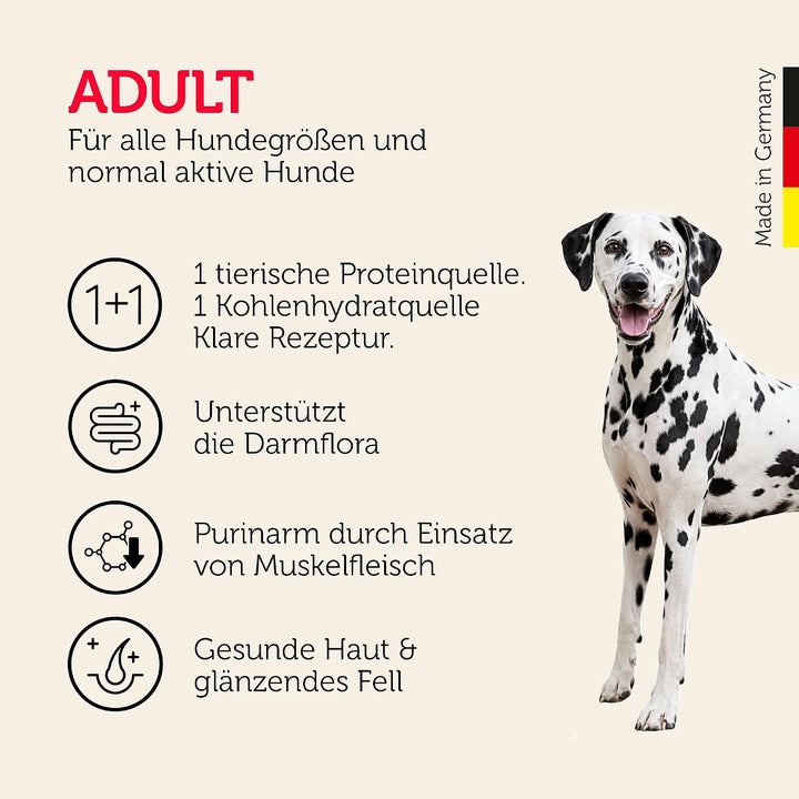 MERA pure sensitive Fresh Meat Truthahn &amp; Kartoffeln, Hundefutter trocken mit viel frischem Fleisch,