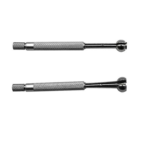 4pcs Teleskop-Bohrungsmessgerät Set, 3-13mm einstellbar Kleines Loch Vollkugel-Bohrungsmessgerät Kit