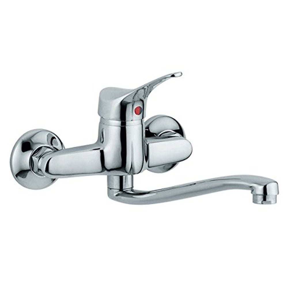 Ambrosiana sei14070000 Wasserhahn Einhebelmischer mit Auslauf, chrom