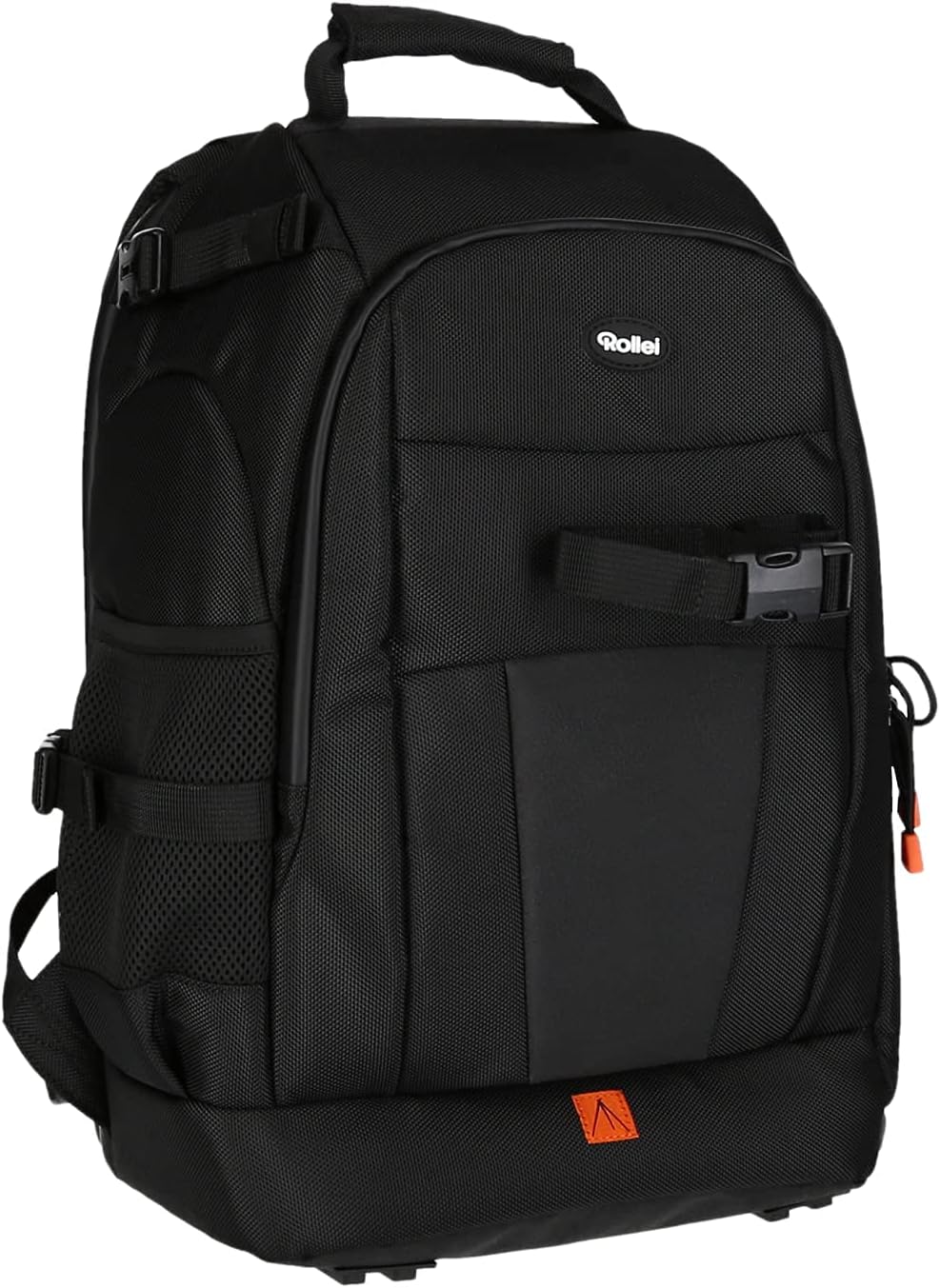 Rollei Fotoliner Ocean M: Kamerarucksack aus 43 recycleten PET-Flaschen, inkl. Regenschutz, Handgepä