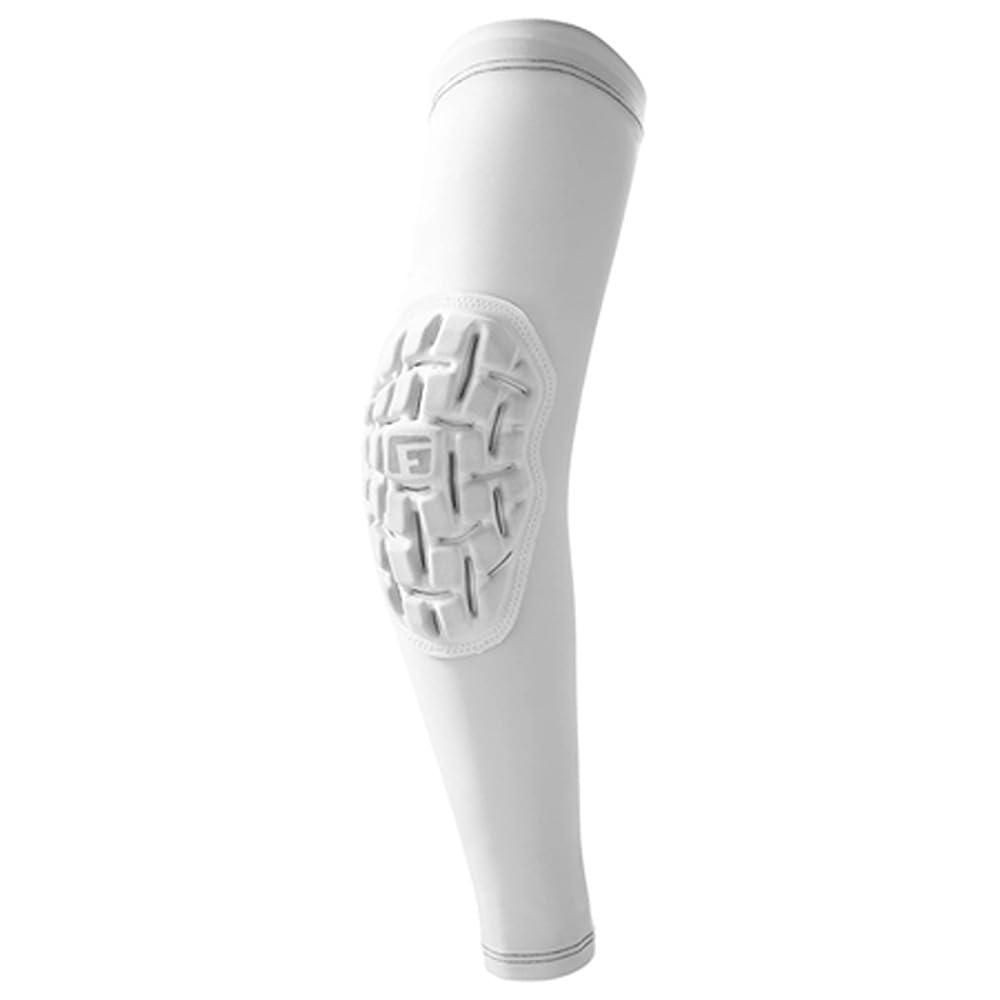 G-Form Padded Pro Team Basketball Sleeve - Arm Sleeves für Männer und Frauen L-XL Weiss, L-XL Weiss