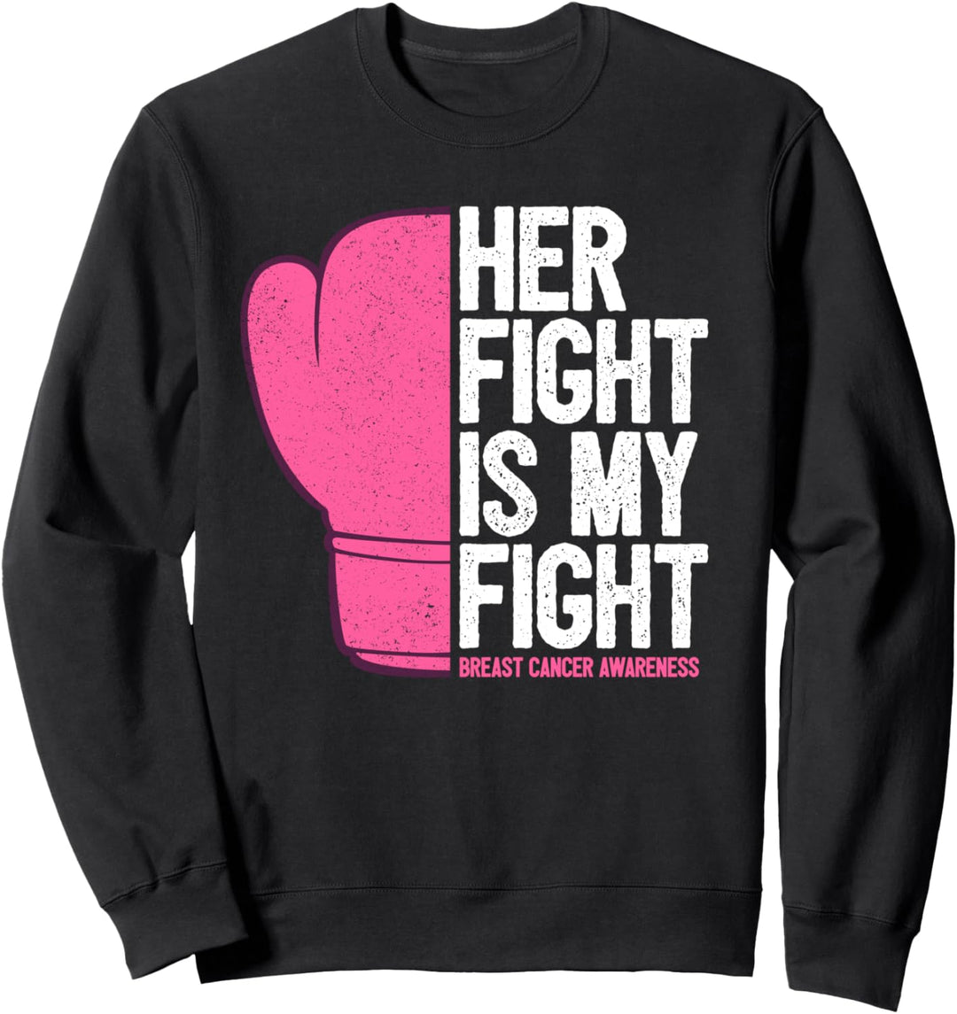 Mann Frau Brustkrebs Unterstützung Sweatshirt