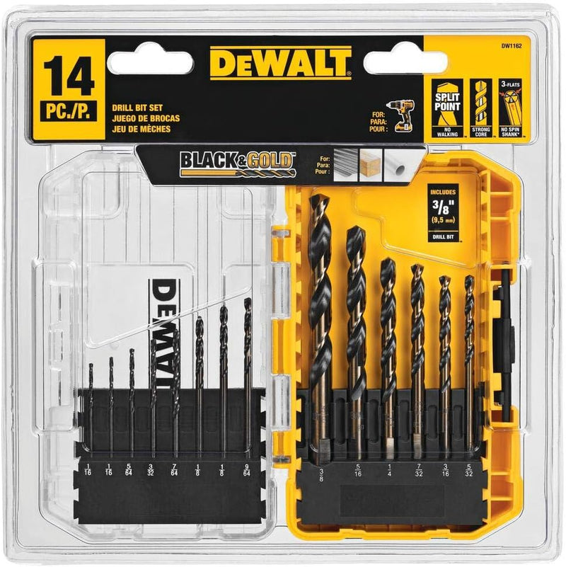 Dewalt dw1162 14 schwarz-Oxid Bohrer Set