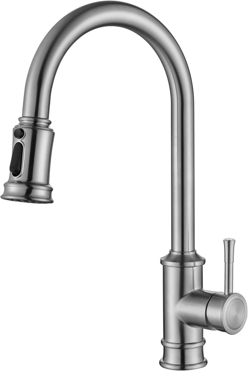 Vintage Wasserhahn Küche Mit Brause Ausziehbar,Küchenarmatur 360°Schwenkbar Spültischarmatur,Einhebe