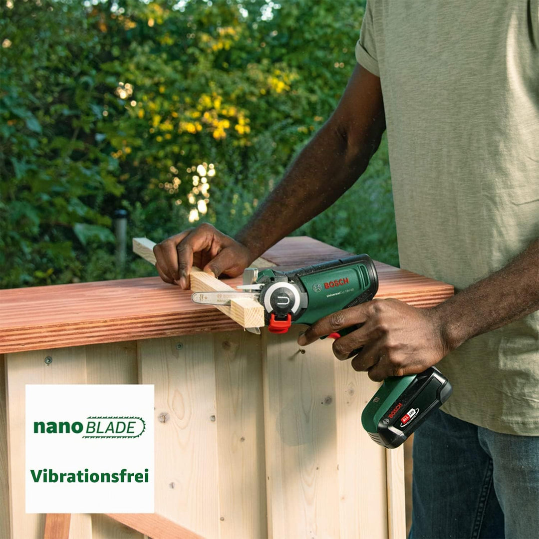 Bosch Home and Garden Bosch Akku-NanoBlade-Säge UniversalCut 18V-65 (schnelle Freihandschnitte in Ho