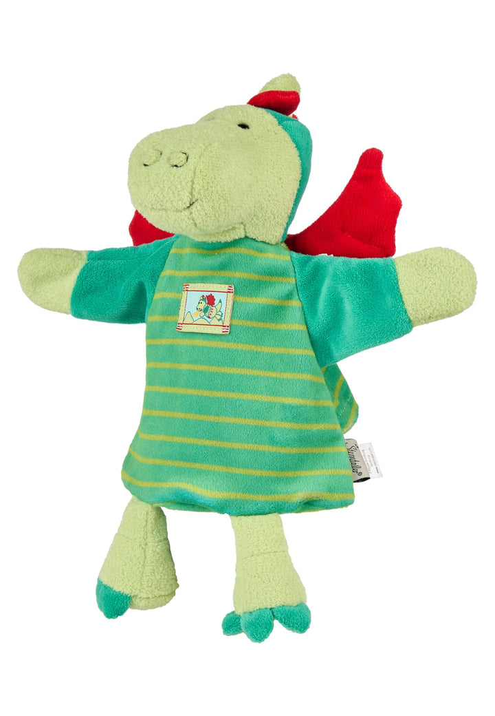 Sterntaler 3601651 Handpuppe Drache, 31 x 27 x 10 cm, Grün, Drache