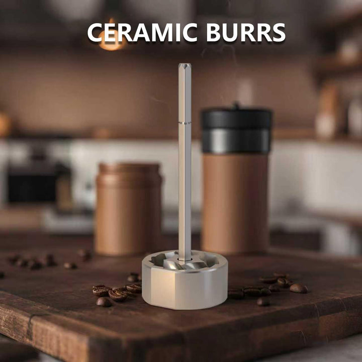 Manuelle Kaffeemühle, 30 g Kapazität, Kaffeebohnen-Handmühle mit 40 einstellbaren Einstellungen für