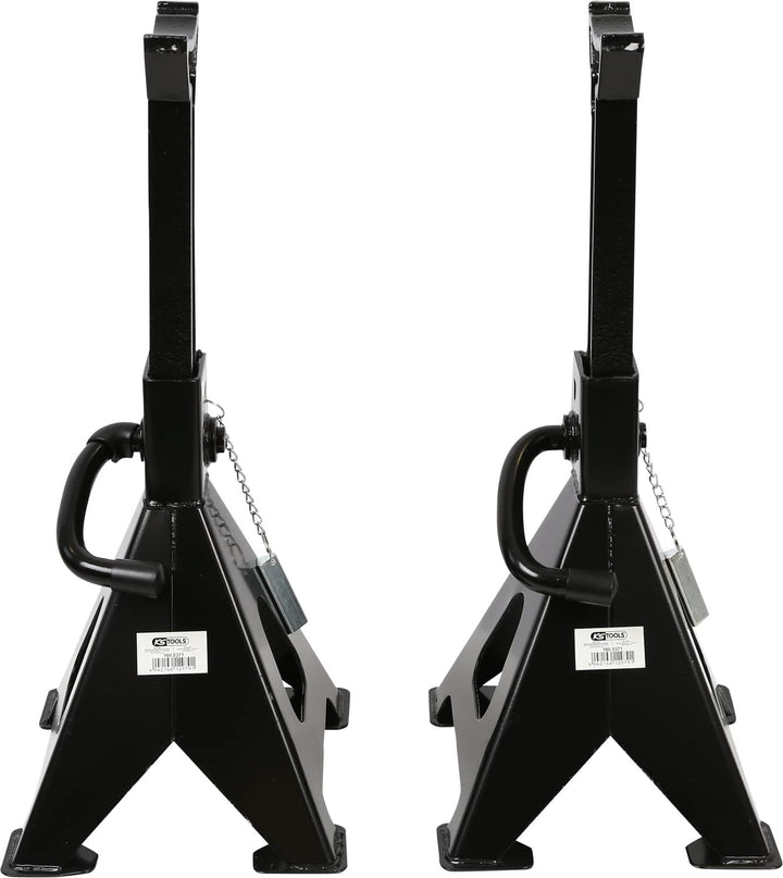 KS Tools 160.0371 Stahl-Unterstellbock mit Schnellverstellung, 6 t, paarweise, 6 t