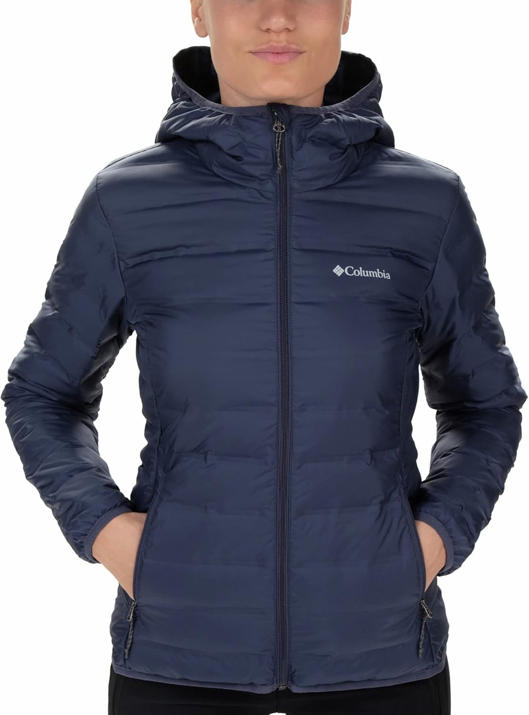 Columbia Lake 22 Daunen-Kapuzenjacke für Damen M Nocturnal, M Nocturnal