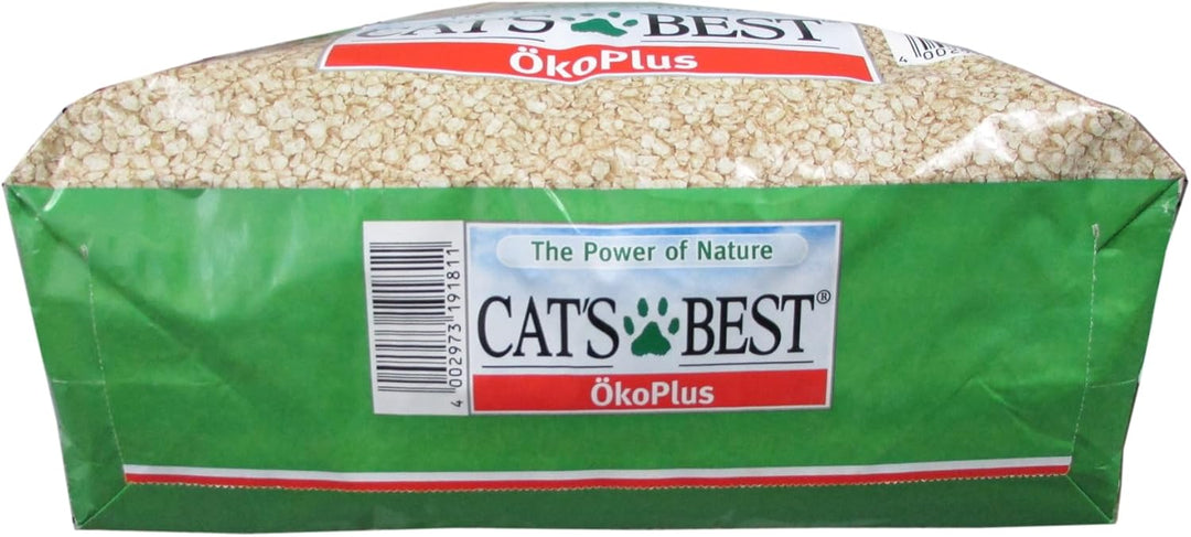 Cat's Best Original Katzenstreu, 100 % pflanzliche Katzen Klumpstreu mit maximaler Saugkraft – bekäm