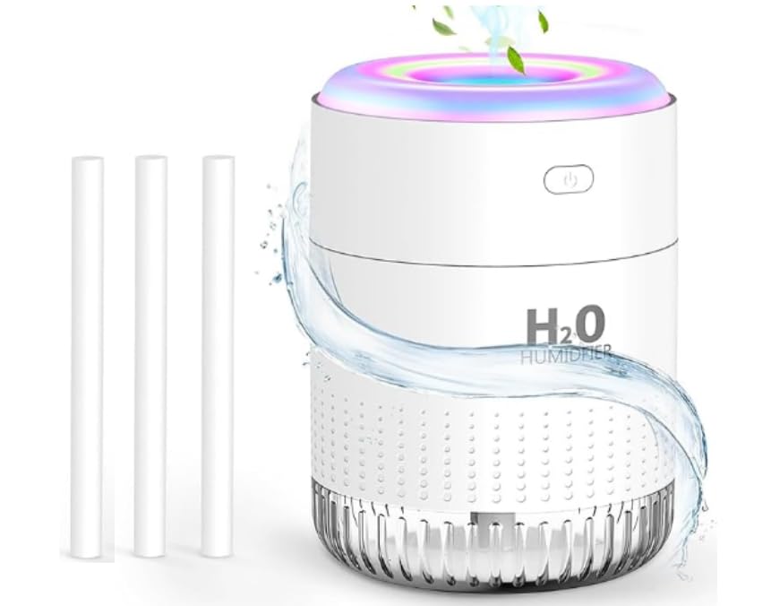 SZO Luftbefeuchter Mini-Luftbefeuchter Luftbefeuchter Für Den Innenbereich Mit Led-Licht, Auto-Off-F