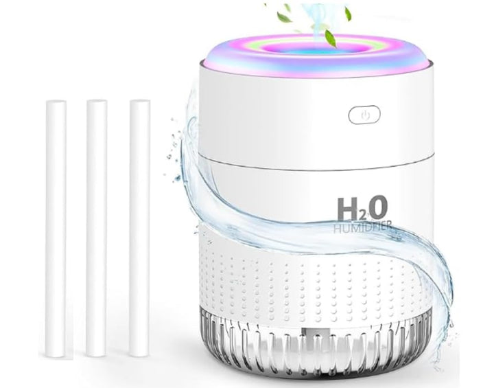 SZO Luftbefeuchter Mini-Luftbefeuchter Luftbefeuchter Für Den Innenbereich Mit Led-Licht, Auto-Off-F