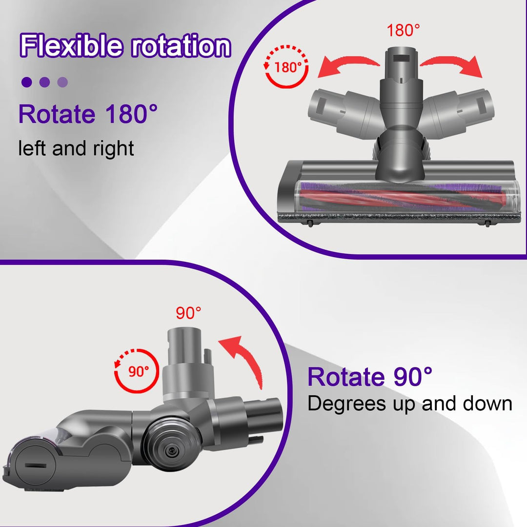 BodenBürste kompatibel für Dyson V6 DC58 DC59 DC62 DC72 DC74 SV04 SV06 SV09 Staubsauger Ersatzteile,