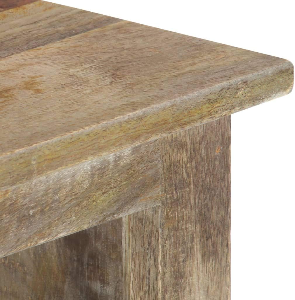 vidaXL Mangoholz Massiv TV Schrank mit 2 Regalen 3 Schubladen Lowboard Fernsehtisch Fernsehschrank T