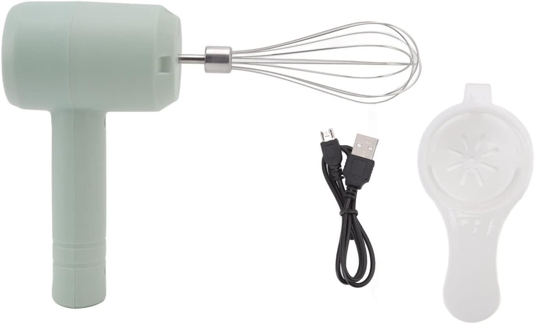 TOPINCN Elektrischer Handmixer Automatischer Wiederaufladbarer Tragbarer Kabelloser USB-Handmixer Zu
