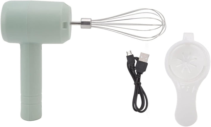 TOPINCN Elektrischer Handmixer Automatischer Wiederaufladbarer Tragbarer Kabelloser USB-Handmixer Zu