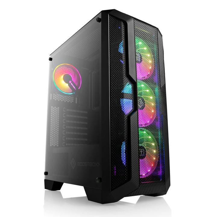 Gaming PC-Gehäuse Helios 250X - Midi-Tower, RGB Beleuchtung (inkl. Steuerung), Glas-Seitenteil, vorm