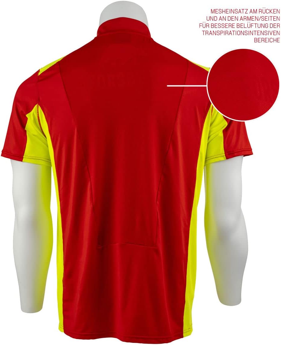 FORSBERG Skjorta II Funktionsshirt Forst Forstshirt Arbeitsshirt Kurzarm sehr gut sichtbar geruchshe