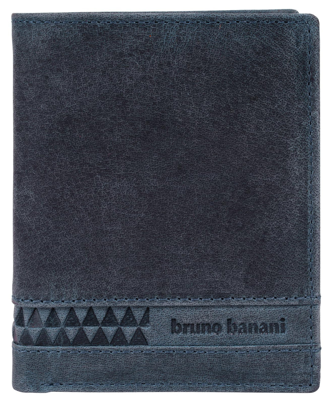 bruno banani Geldbörse Echt Leder blau Herren, Damen - 021755, Blau