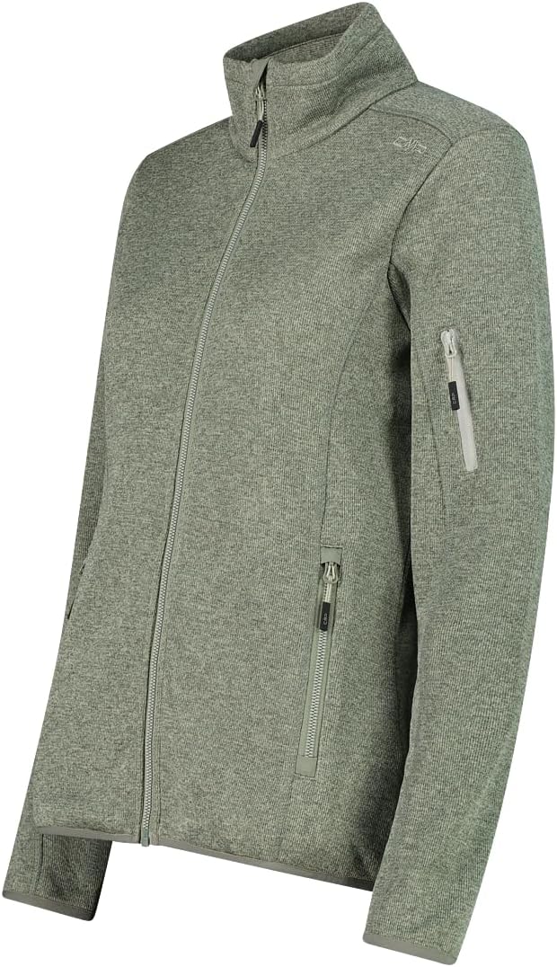 CMP Damen Knitted Mesh Jacke Fleecejacke Fleecepullover XXS Avocado, XXS Avocado