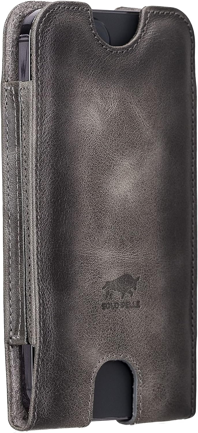 Solo Pelle Lederhülle für das iPhone 14 Plus + 14 Pro Max und alle Geräte bis 6.7 Zoll Case Leder Hü