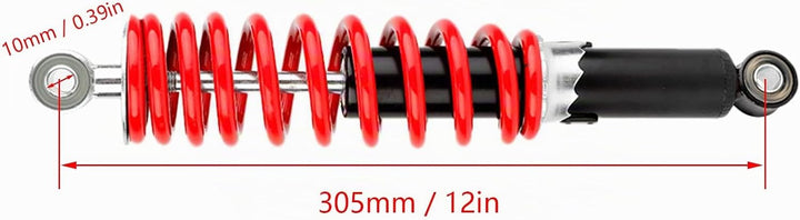 xr80 rear shock 300mm 12",11 shock absorber,es 250 federbein vorn,300mm rear shock,federbein 305 xr8