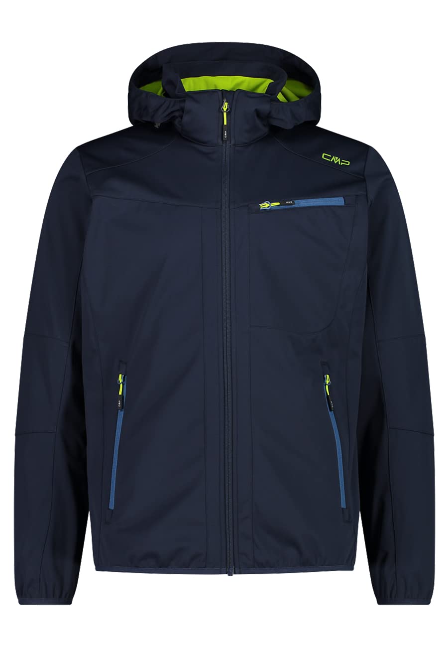 CMP Herren Zip Hoodie Jacke Softshelljacke Outdoorjacke 50 nachtblau, 50 nachtblau