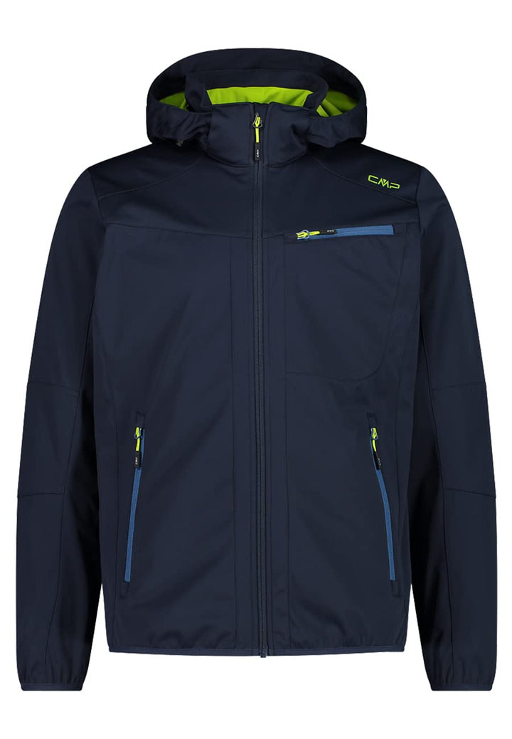 CMP Herren Zip Hoodie Jacke Softshelljacke Outdoorjacke 50 nachtblau, 50 nachtblau