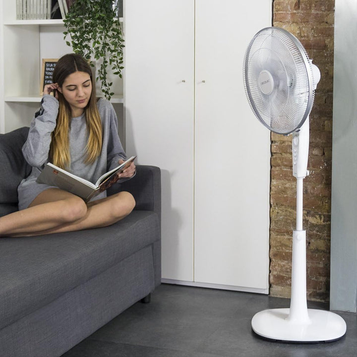 Cecotec Standventilator EnergySilence 1010 Extreme Flow. 16" mit 60 W und 3 Geschwindigkeiten, Timer