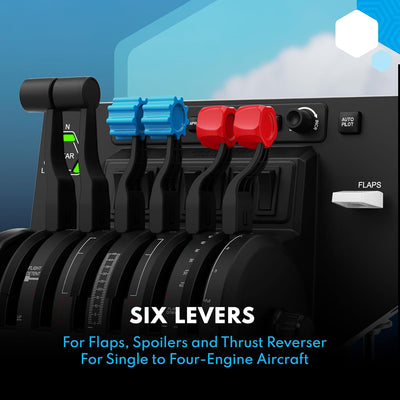 Honeycomb Aeronautical Bravo Throttle Quadrant with Auto Pilot & Annunciator Panel in aviation quali