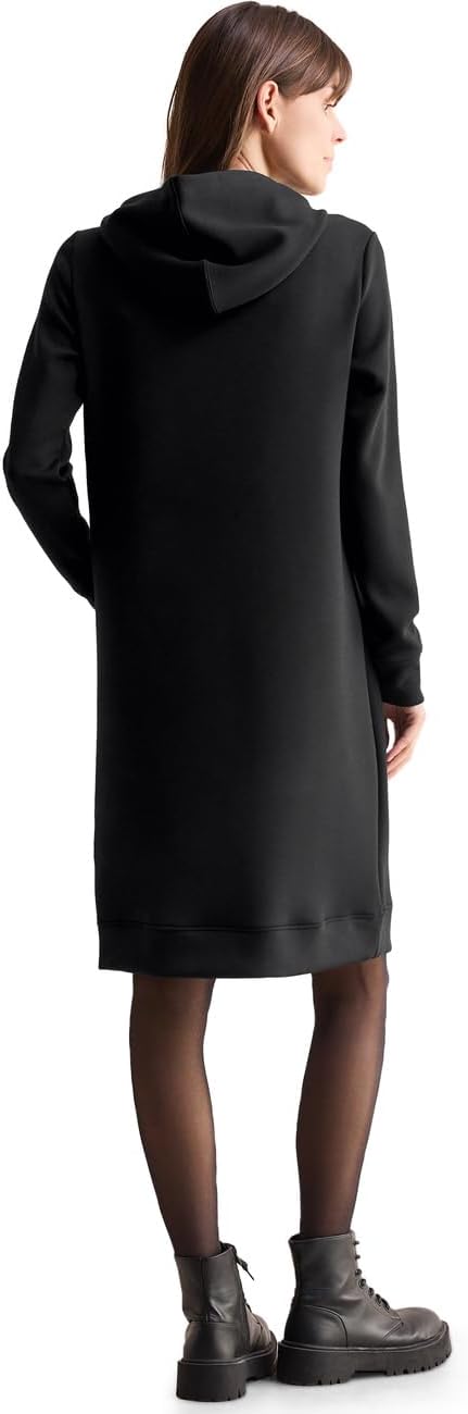 Cecil Damen Kapuzenkleid XS Schwarz, XS Schwarz
