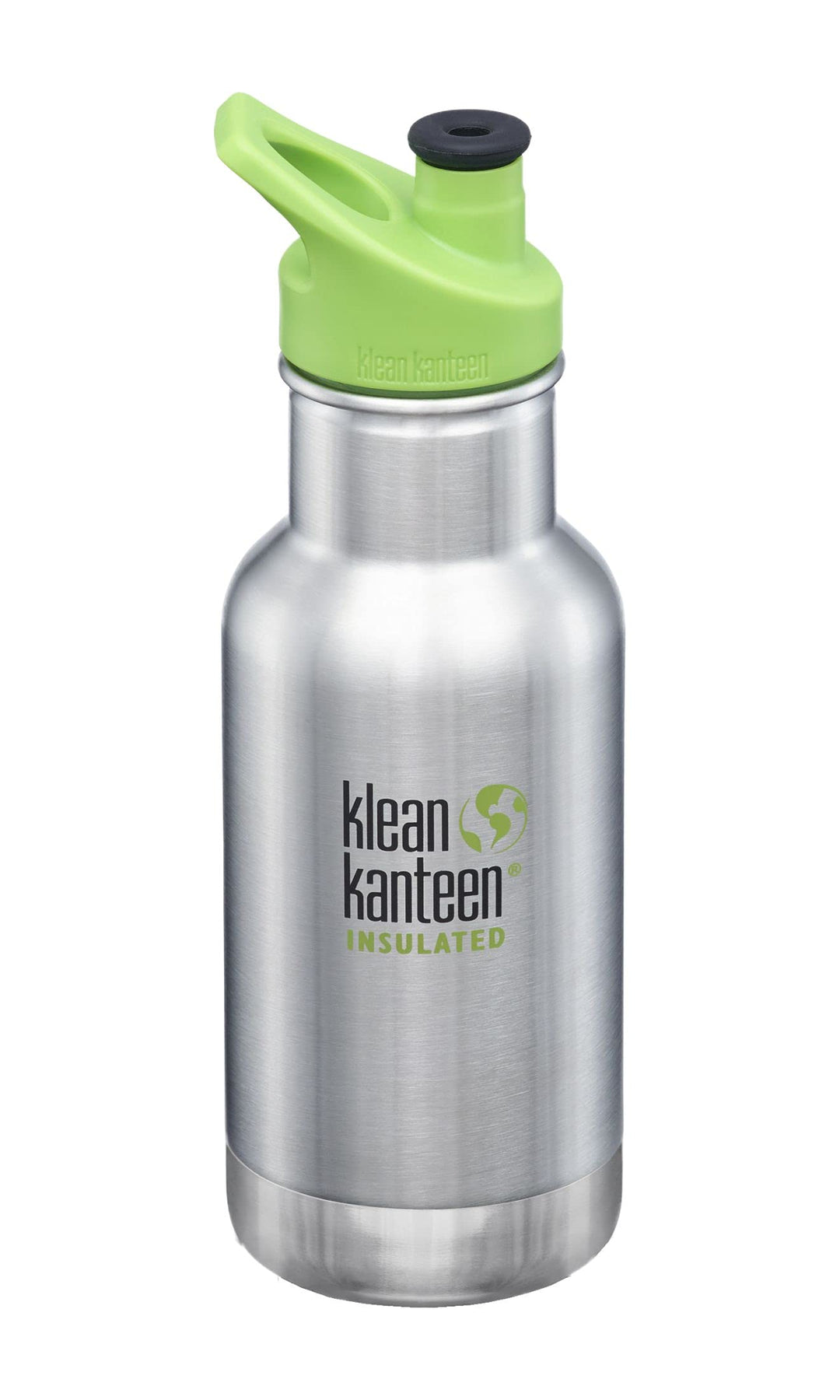 Klean Kanteen Unisex – Erwachsene Trinkflasche-1005859 Trinkflasche, Brushed Stainless, 355ml