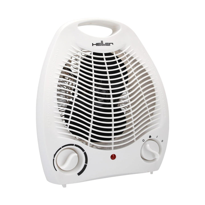 HELLER HL706 Heizlüfter klein | 2000W | elektrische Heizung mit Thermostat | 2 Heizstufen + Kaltstuf