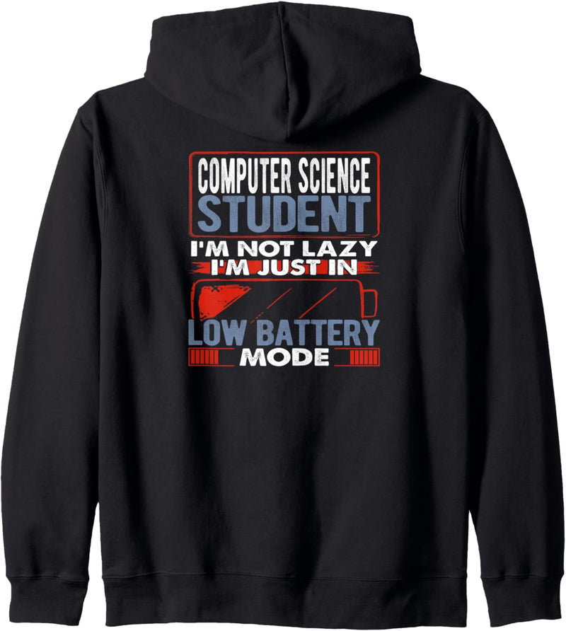 Computer Science Student School College University Witz Geschenk Kapuzenjacke