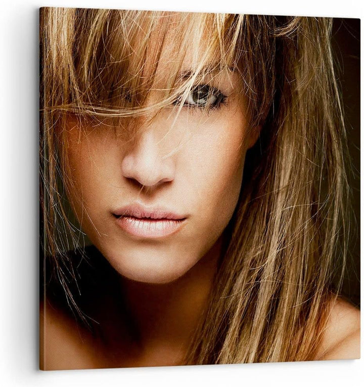 Bilder auf Leinwand Weiblich mode modell nackt Leinwandbild 60x60cm Wandbilder Dekoration Wohnzimmer