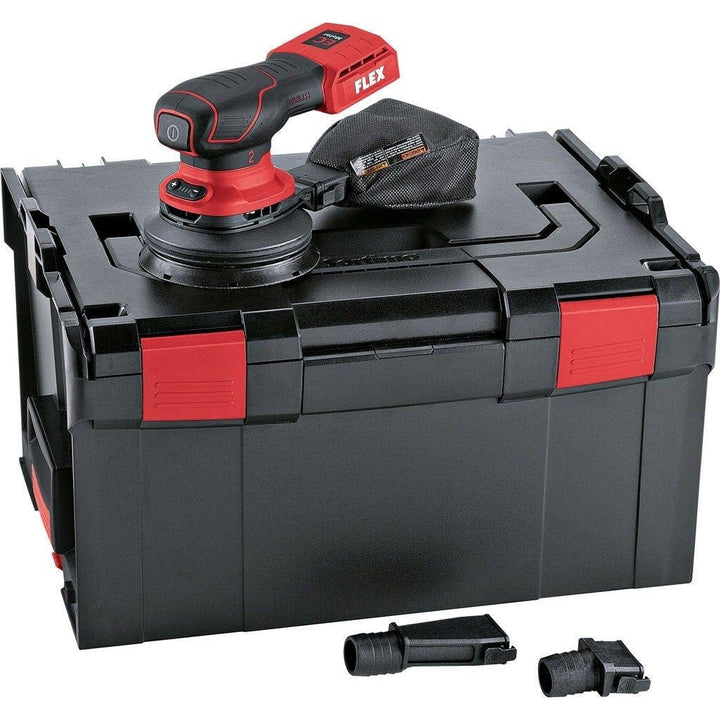 Flex Akku-Exzenterschleifer ORE 2-125 18-EC (ohne Akku, inkl. Transportkoffer, Schleifteller-ø 125 m