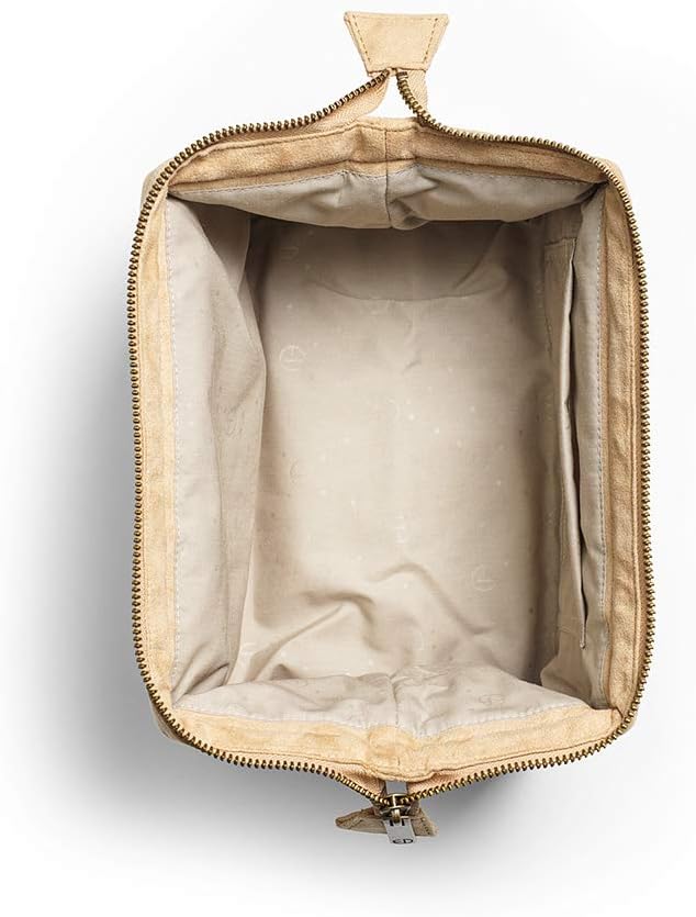 Elodie Details Kulturbeutel/Kosmetiktasche Zip&Go aus Baumwolle mit Breite Öffnung - Stabile Form -