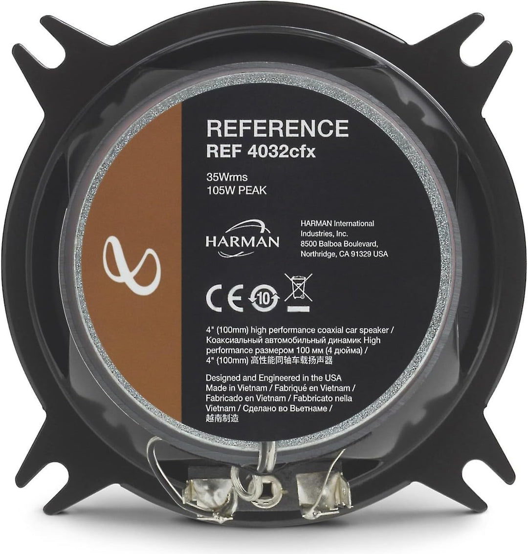 Infinity Reference Series Koaxial-Autolautsprecher, 4 Zoll