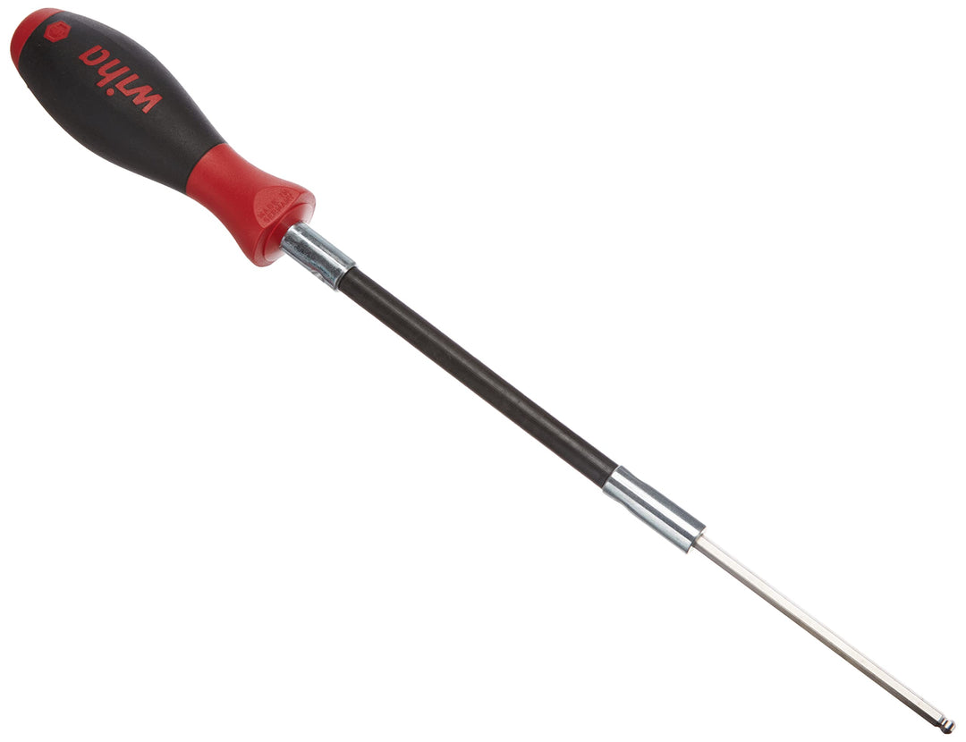 WIHA Stiftschlüssel Sechskant flexibler Schaft 4 x 340 mm, 1 Stück,23160