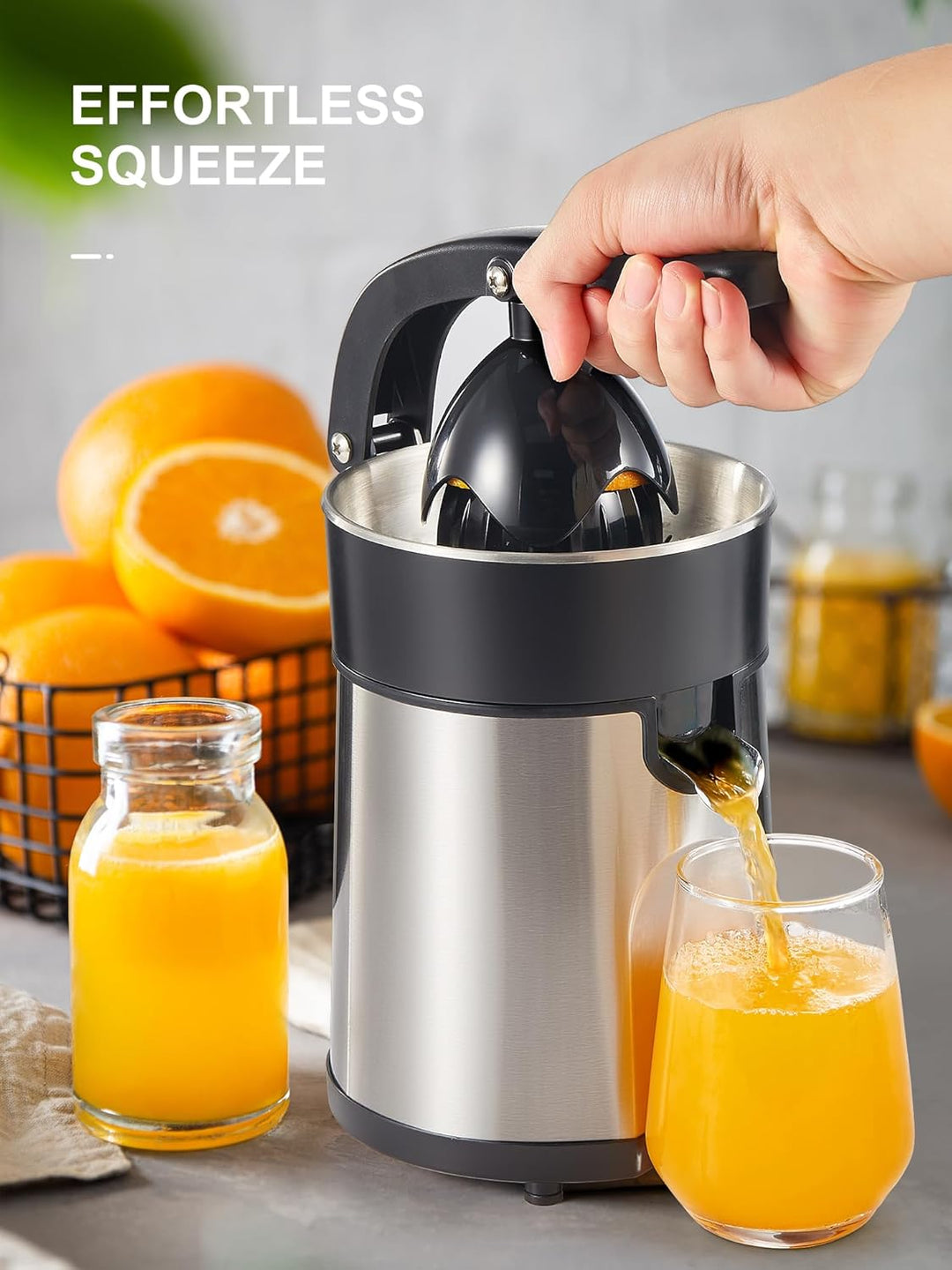 VINATO Zitruspresse, Orangenpresse Zitruspresse Zitronenpresse Orangensaftpresse, Orange Juicer Pres