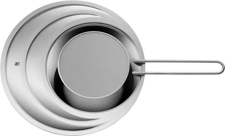 WMF Profi Plus Spritzschutz Küche für Ø 20-28 cm & BBQ Servierzange 32,5 cm, Cromargan Edelstahl, Ku