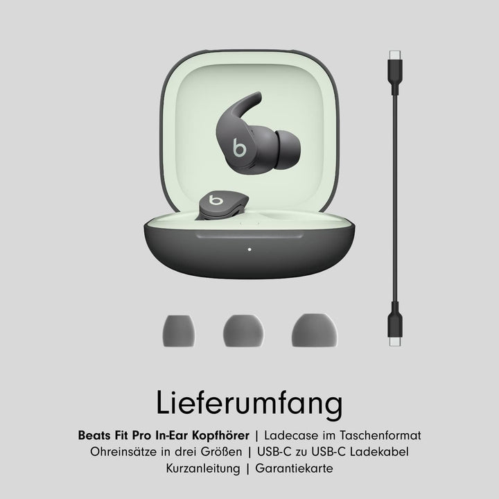 Beats Fit Pro – Komplett kabellose In-Ear Kopfhörer – Aktives Noise-Cancelling, Kompatibel mit Apple